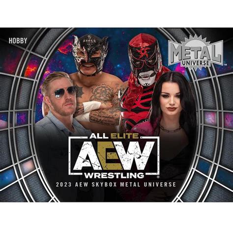 aew metal universe hobby box|skybox metal aew checklist.